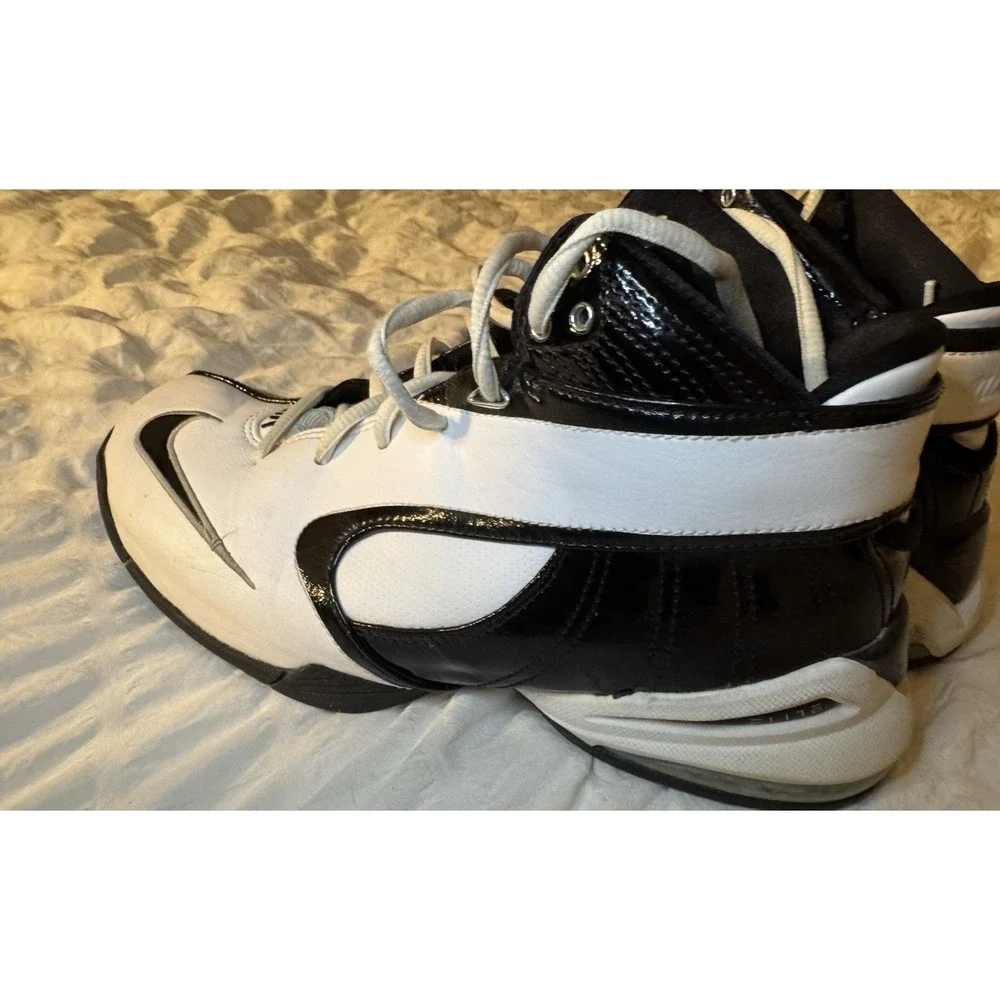 Nike Air Elite 2007 White Black Basketball Shoes Womens 8.5‎ Retro Y2K